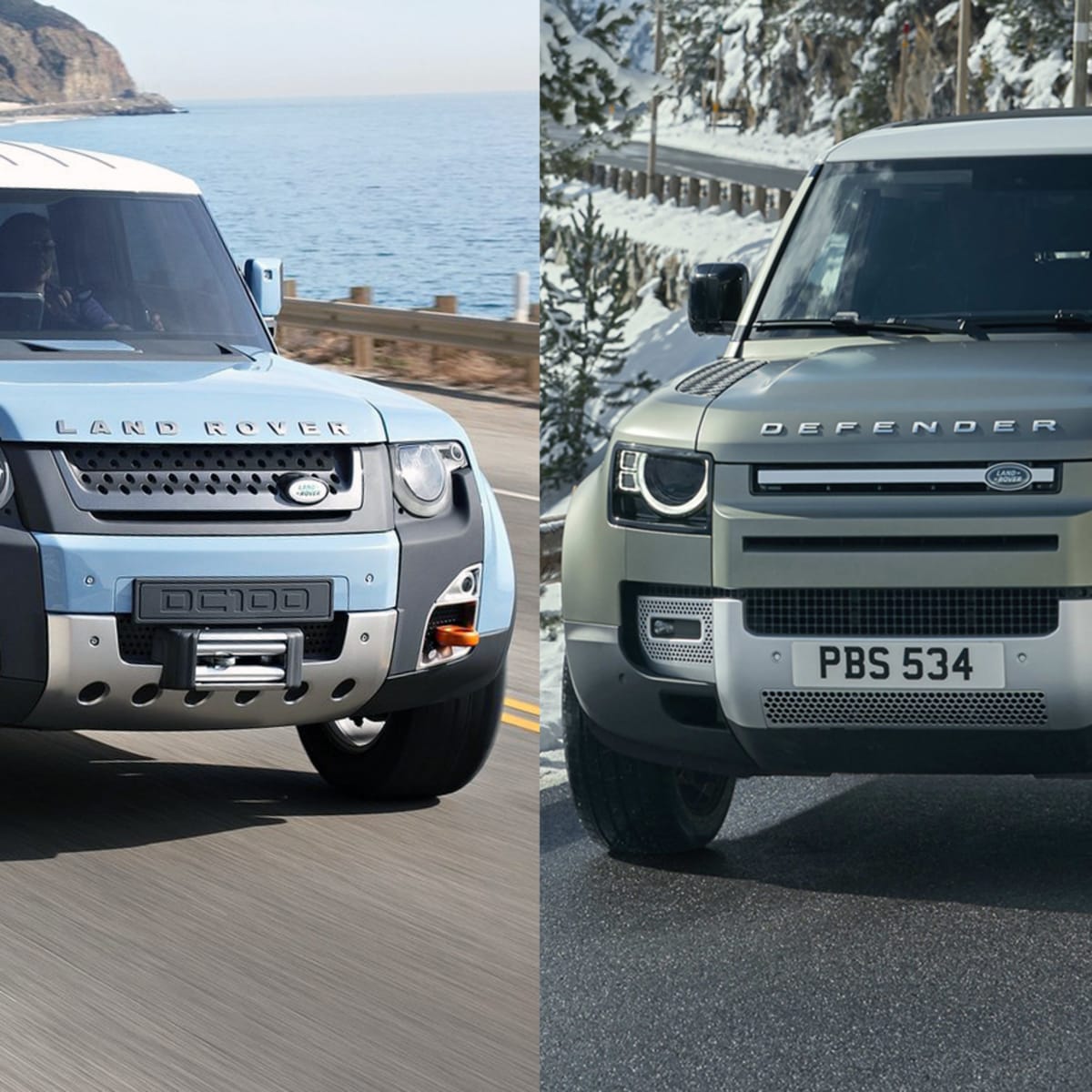 Styling Face Off Land Rover Defender 90 V 11 Dc100 Concept Caradvice