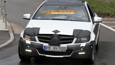 2011 Mercedes Benz C Class Coupe Spy Shots Including