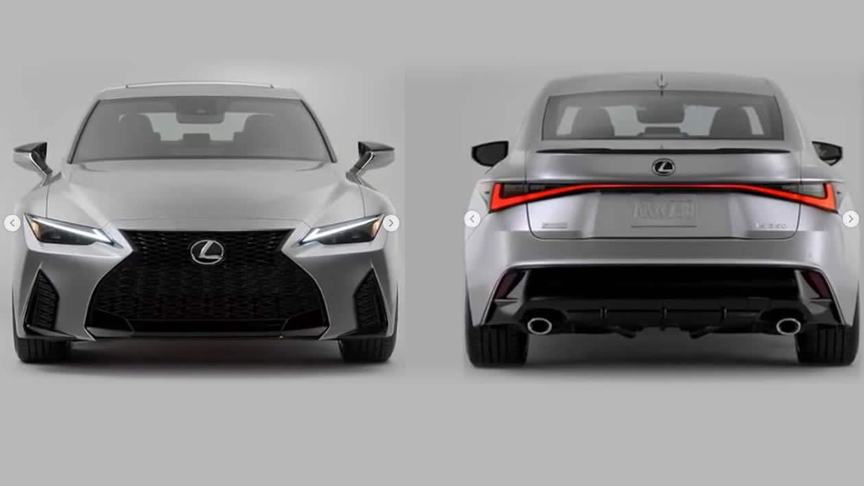 2021 Lexus Is Revealed In Leaked Images Caradvice