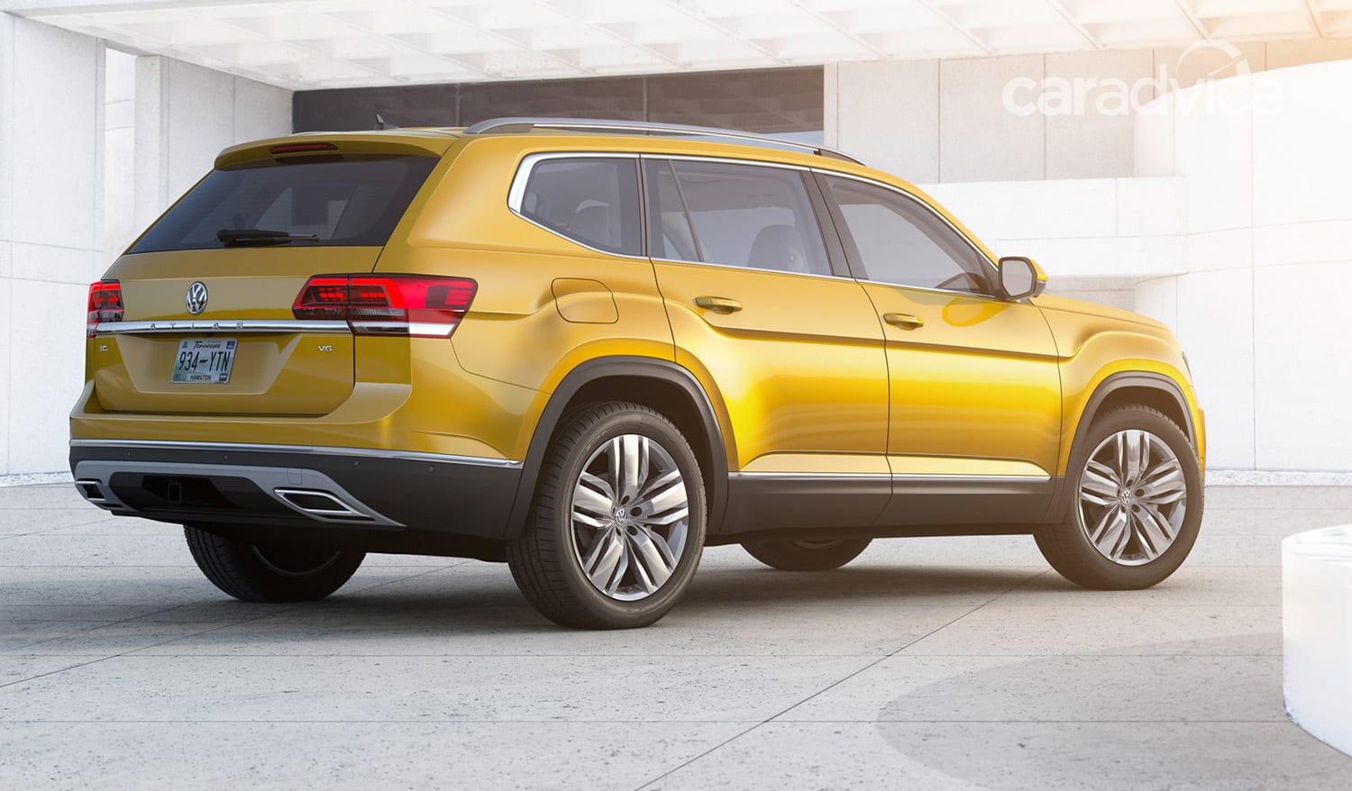Volkswagen Atlas seven seat SUV revealed CarAdvice