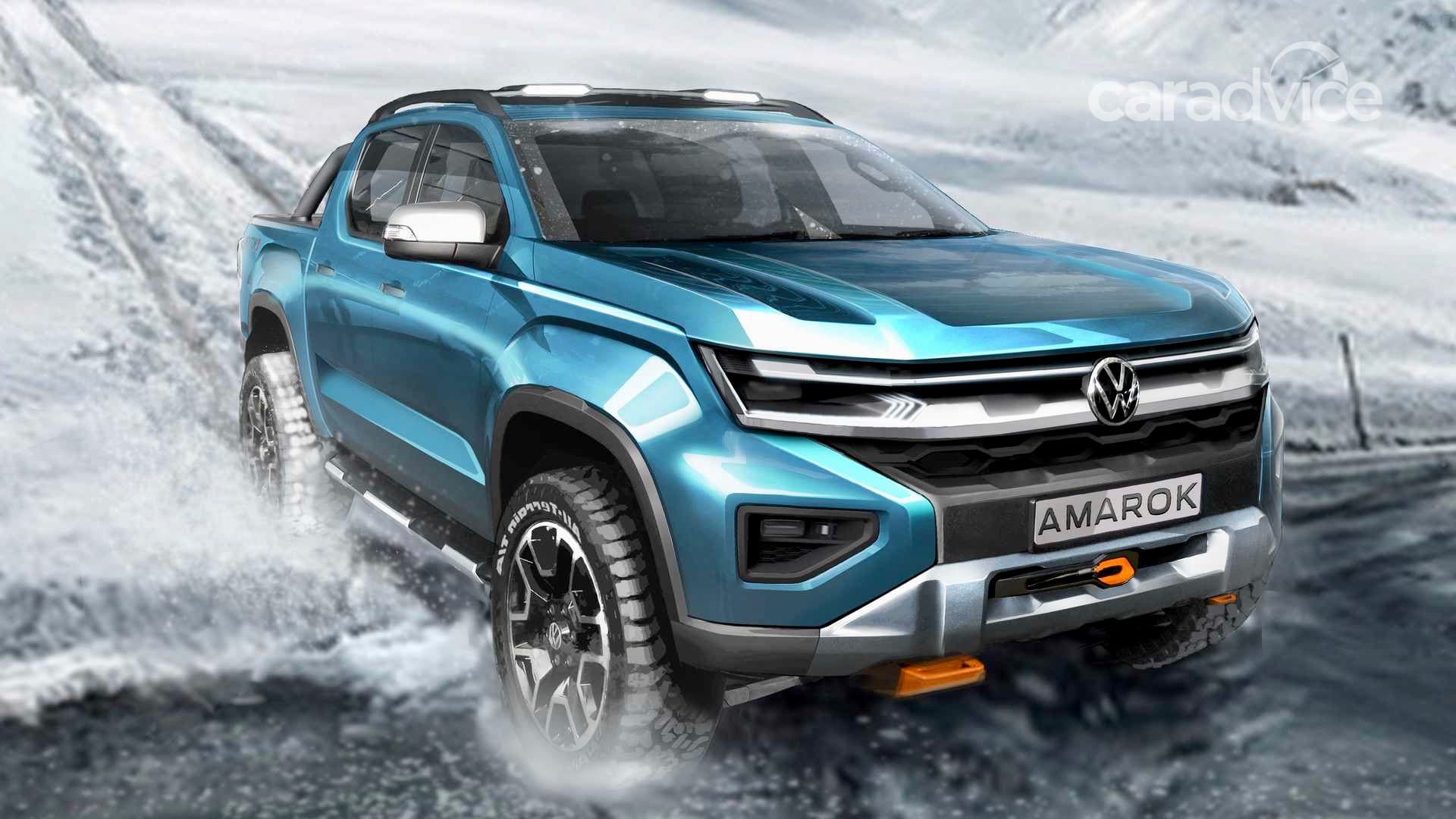 2023 Volkswagen Amarok imagined with offroad accessories CarAdvice