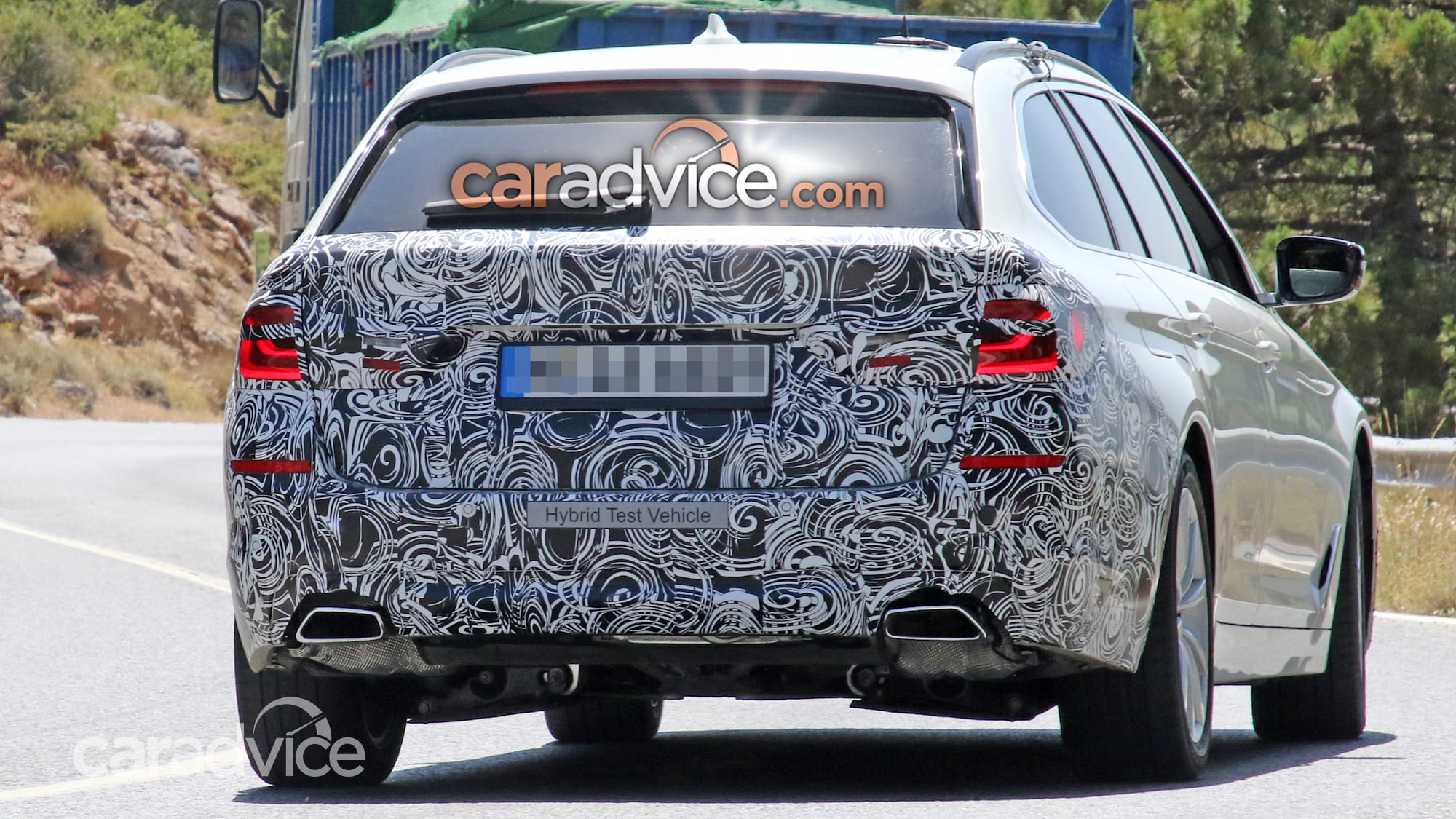 2021 BMW 5 Series Touring spied | CarAdvice