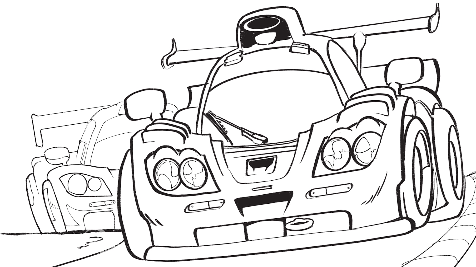 Download Artists post car colouring pages for grownups and kids ...